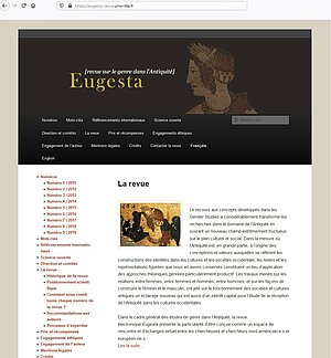 [Translate to Italian:] [Translate to English:] Site web revue Eugesta